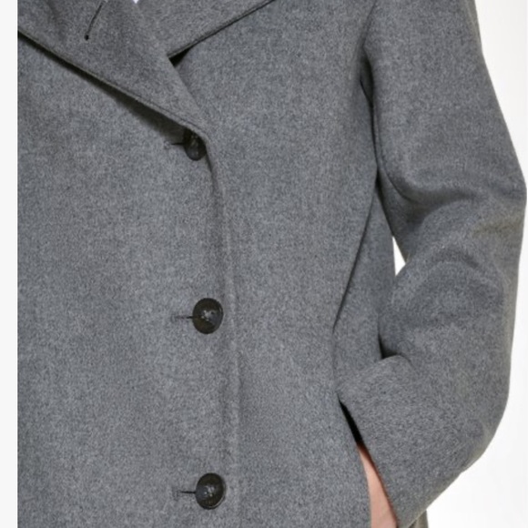 💗NWT COLE HAAN Wool Blend Coat NWT Sz 8 - Picture 5 of 8